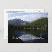 Carte Postale Parc national des Rocheuses (Devant / Derrière)