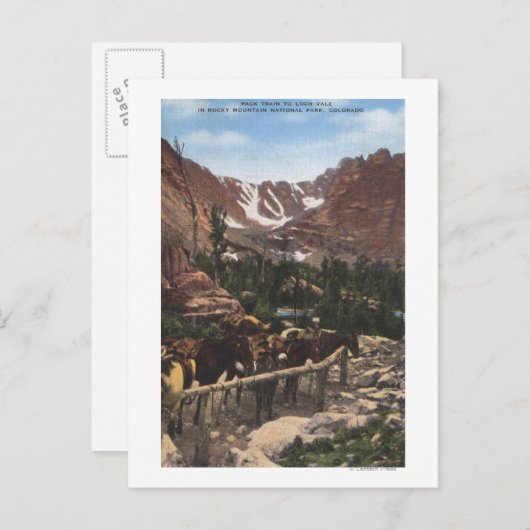 Carte Postale Parc national des Rocheuses, CO (Devant / Derrière)