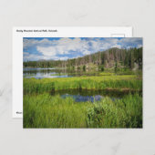 Carte Postale Parc national des Rocheuses, Colorado (Devant / Derrière)