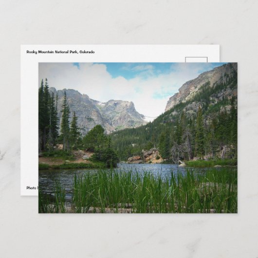 Carte Postale Parc national des Rocheuses, Colorado (Devant / Derrière)