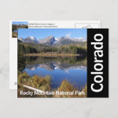 Carte Postale Parc national des Rocheuses Colorado Sprague Lake (Devant / Derrière)