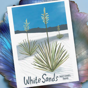 Carte Postale Parc national des Sables Blancs Nouveau-Mexique Gy