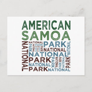 Carte Postale Parc national des Samoa américaines