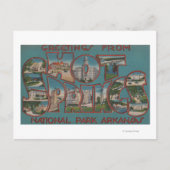 Carte Postale Parc national des sources chaudes, Arkansas (Devant)