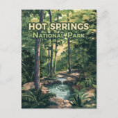 Carte Postale Parc national des sources chaudes Arkansas Retro (Devant)