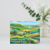 Carte Postale Parc national des South Downs Angleterre (Debout devant)
