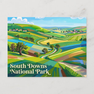 Carte Postale Parc national des South Downs Angleterre