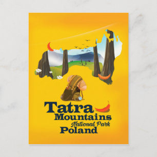 Carte Postale Parc national des Tatras, Pologne
