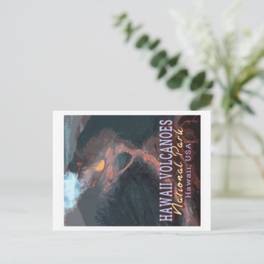 CARTE POSTALE PARC NATIONAL DES VOLCANOES HAWAII - HAWAII USA (Debout devant)