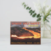 Carte Postale Parc national des volcans d'Hawaii (Debout devant)