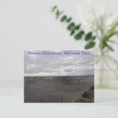 Carte Postale Parc national des volcans d'Hawaii (Debout devant)