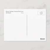 Carte Postale Parc national des volcans d'Hawaii Lava (Dos)