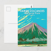 Carte Postale Parc national des volcans d'Hawaii Mauna Loa Vinta (Devant / Derrière)