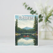Carte Postale Parc national des Voyageurs Minnesota Voyage (Debout devant)
