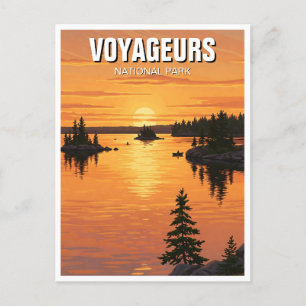 Carte Postale Parc national des Voyageurs Minnesota Voyage couch