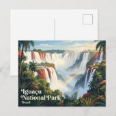 Carte Postale Parc national d'Iguaçu Brésil (Devant / Derrière)