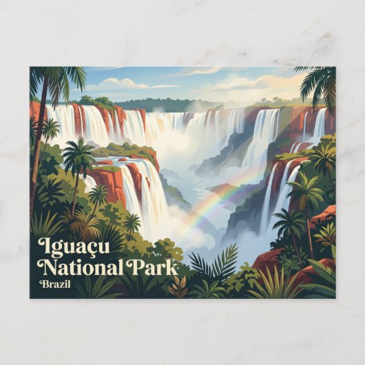 Carte Postale Parc national d'Iguaçu Brésil (Devant)