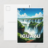 Carte Postale Parc national d'Iguazu Argentine (Devant / Derrière)