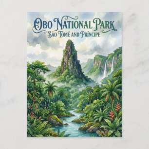 Carte Postale Parc national d'Obo São Tomé et Príncipe