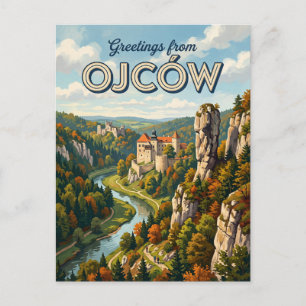 Carte Postale Parc national d'Ojców Pologne