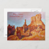 Carte Postale Parc national du Bryce Canyon (Devant / Derrière)