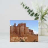 Carte Postale Parc national du Bryce Canyon (Debout devant)
