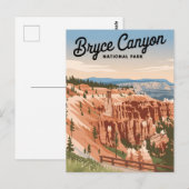 Carte Postale Parc national du Bryce Canyon (Devant / Derrière)