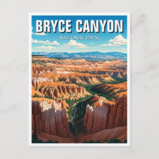 Carte Postale Parc national du Bryce Canyon Utah (Devant)