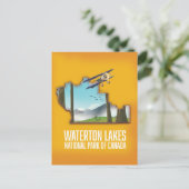 Carte Postale Parc national du Canada des Lacs-Waterton Imprimer (Debout devant)