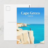 Carte Postale Parc national du cap Greco Chypre (Devant / Derrière)