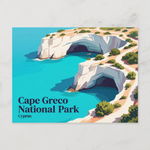 Carte Postale Parc national du cap Greco Chypre