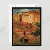 Carte Postale Parc national du Capitol Reef, Utah (Devant / Derrière)