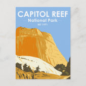 Carte Postale Parc national du Capitol Reef Utah Golden Throne (Devant)