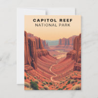 Parc national du Capitol Reef Vintage USA