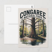 Carte Postale Parc national du Congaree Caroline du Sud Wilderne (Devant / Derrière)