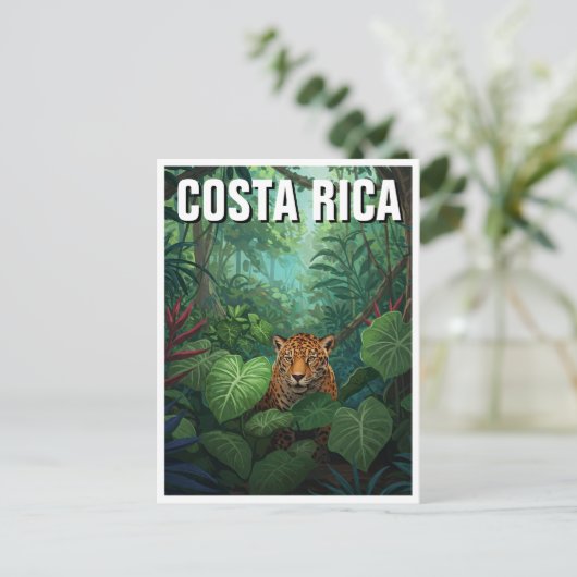 Carte Postale Parc national du Corcovado Costa Rica Jaguar (Debout devant)