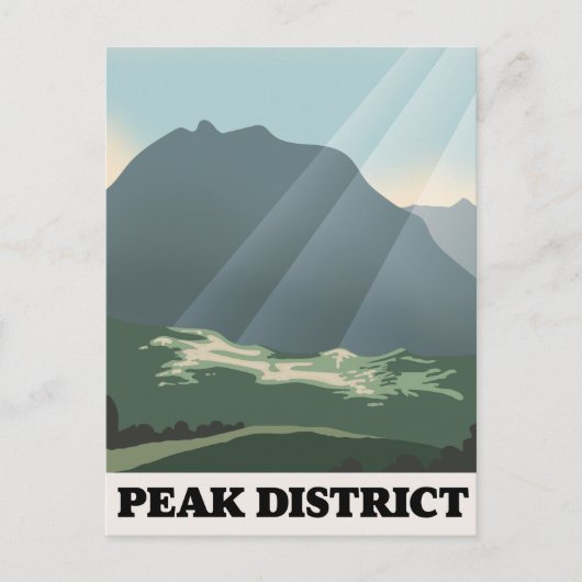 Carte Postale Parc national du district de Peak (Devant)