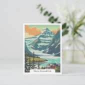 Carte Postale Parc national du Glacier, Montana USA (Debout devant)