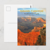 Carte Postale Parc national du Grand Canyon Arizona (Devant / Derrière)