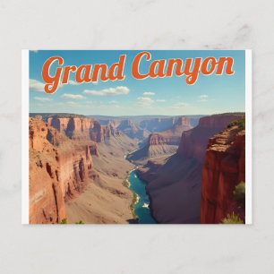 Carte Postale Parc national du Grand Canyon Arizona Rétro