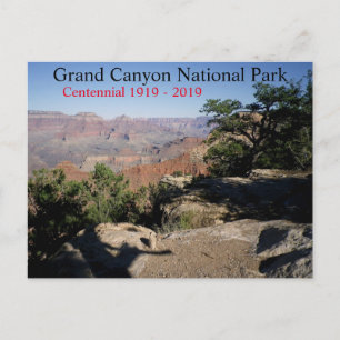 Carte Postale Parc national du Grand Canyon Centenaire 2019