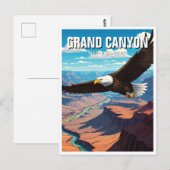 Carte Postale Parc national du Grand Canyon de Bald Eagle (Devant / Derrière)