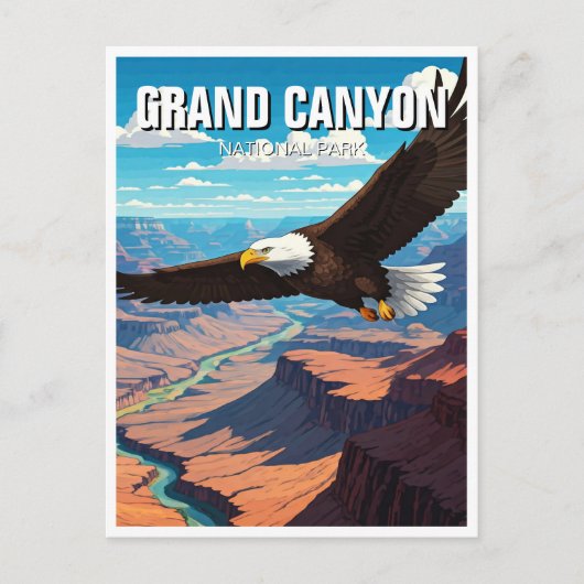 Carte Postale Parc national du Grand Canyon de Bald Eagle (Devant)