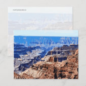 Carte Postale Parc national du Grand Canyon Design rétro (Devant / Derrière)