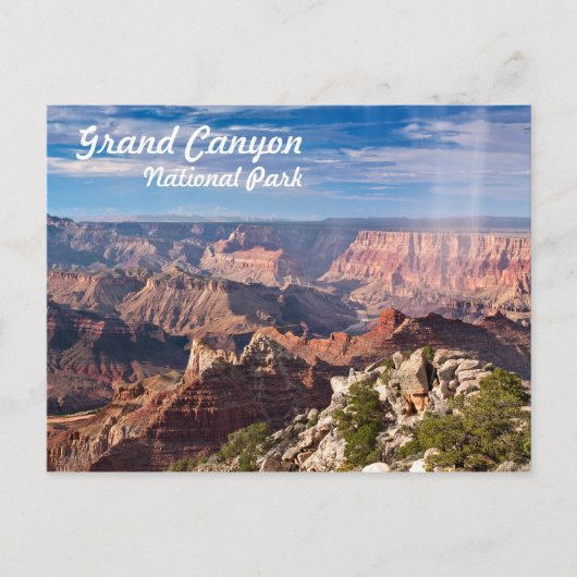 Carte Postale Parc national du Grand Canyon pendant la pluie (Devant)