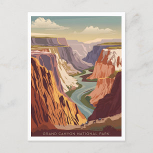 Carte Postale Parc national du Grand Canyon vintage