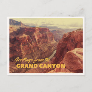 Carte Postale Parc national du Grand Canyon Voyage Rétro Vintage
