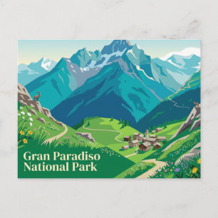 Carte Postale Parc national du Grand Paradis Italie