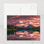 Carte Postale Parc national du Grand Teton, Wyoming (Devant / Derrière)