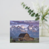 Carte Postale Parc national du Grand Teton Wyoming Mountains Gra (Debout devant)